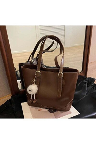 LIGANT Luxury women's handbag in brown and white – elegant and modern design