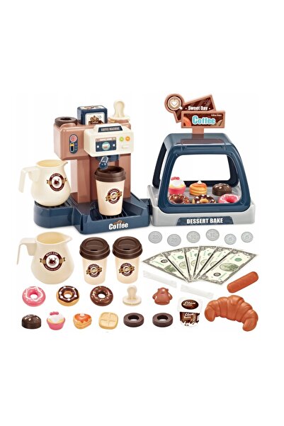 Matadi Aparat de cafea cu lumini sunete si 40 accesorii Coffee Bakery