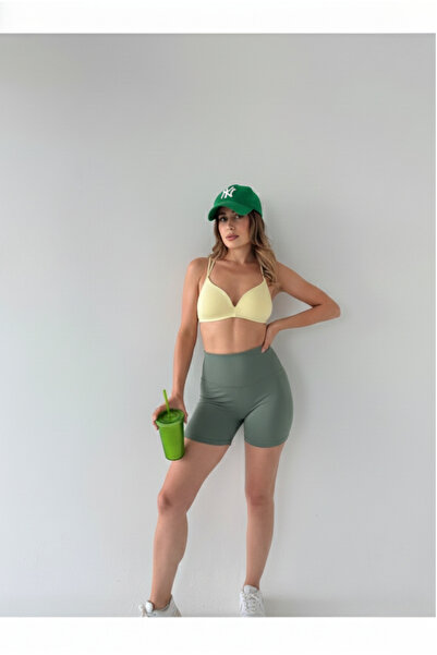 Moda Hour Γυναικείο κοντό αθλητικό κολάν ψηλόμεσο