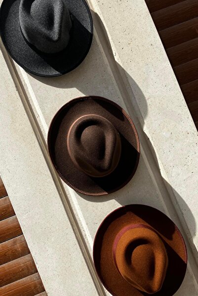 Külah Premium Valerie Fedora Hat - Smoked