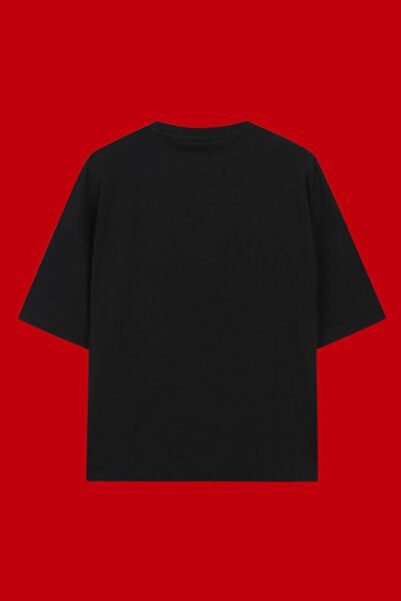 Dupe Design Muggle New Year Printed Oversized T-Shirt