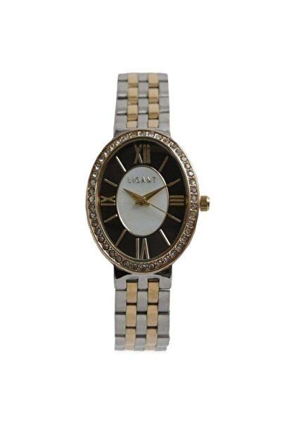 LIGANT Luxury Women's Stainless Steel Watch in Silver & Gold - Elegant and Mo...