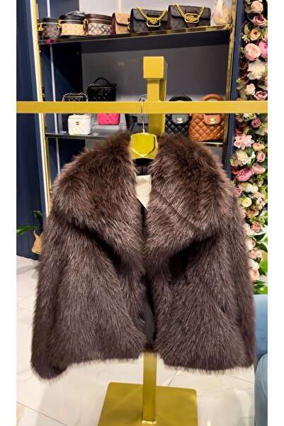 diğerr1 İthal Çıtçıt Detay Yakalı Kürk