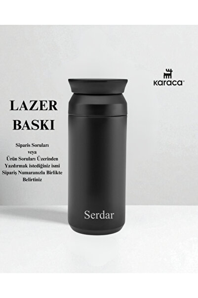 Karaca Kişiselleştirilmiş Çelik Sızdırmaz Termos Özel İsimli