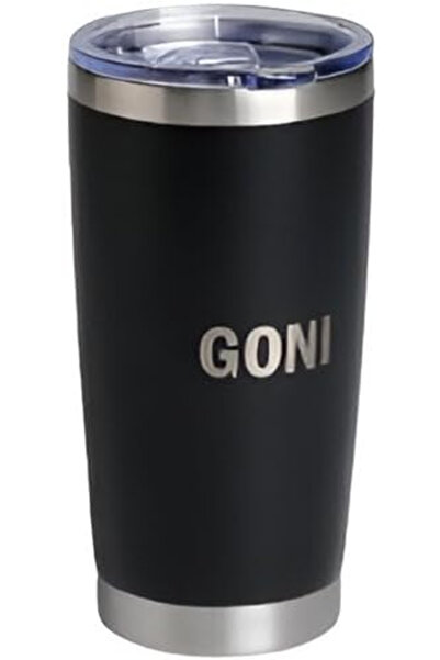 OEM Insulated Travel Mug 590ml, Stainless Steel, Black, Vacuum Sealed, BPA-Free