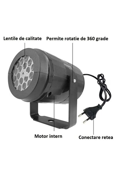 OEM Christmas LED Laser Projector – 16 Patterns, Adjustable Angle