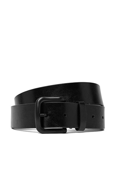 Calvin Klein Men's Logo Adjustable Buckle Black Belt Lv04D7041G-V8N