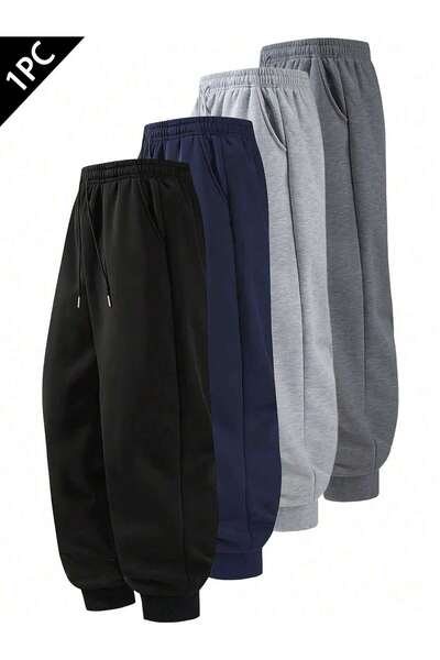 rocassi Unisex 4-τεμάχια ελαστικά παντελόνια φόρμας μεγάλου μεγέθους