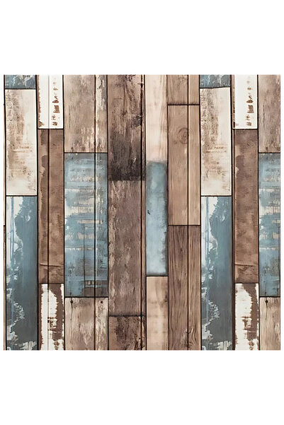 SDEPOT Set of 10 S DEPOT® wallpaper tiles, 3 mm thick, dimensions 70x70 cm, wood plank type, vertical