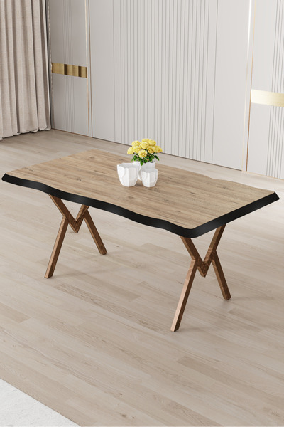 Canisa Akort Serisi MDF Sabit 80x130 Atlantik Çam Mutfak Masası