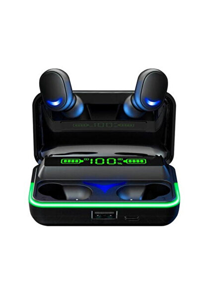 Rebel Căști True Wireless SN-E10, Bluetooth, Control Tactil, Funcție PowerBank, Negre SLU0062