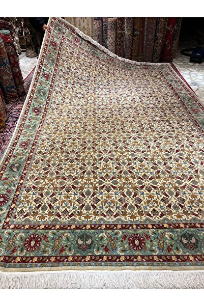 RD RAMAZAN DAĞ EL HALI SANATI El Dokuma Hereke Halısı Lalezar Modeli Ebat 395...