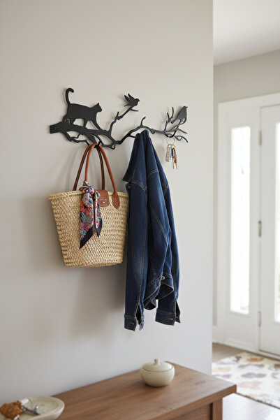 Grandmix Metal Duvar Askılığı Anahtarlık Portmanto Dekoru