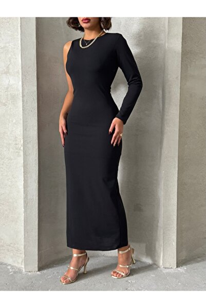 Miss Prova Body-Fitting Knitted Long Dress Missel0275