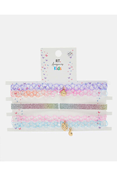 REDTAG Girls Assorted Choker Set (5 Piece)
