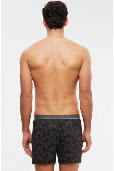 Sinem Çeyiz Kom Palm Single Button Cotton Sel Silk Men's Boxer