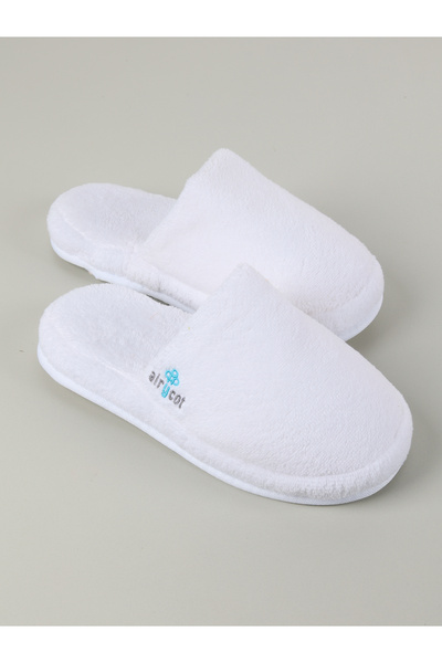 AİRYCOT Velvet Towel Non-Slip Sole Home, Slippers Hotel, Spa, Bathroom Slippers