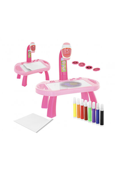 OEM Masă de desen educațională pentru copii cu proiector LED, set de 12 culor...