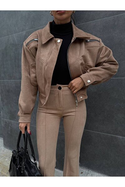 SAPHYR LUXEA Saphyr Full Lycra Suede İ Flared Antolon