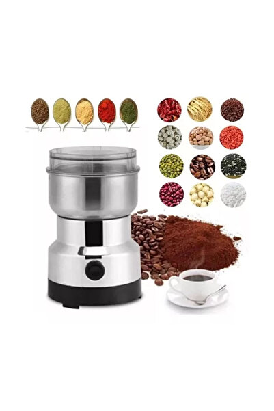 SokShop Râșniță electrică de cafea, cereale și condimente (gri)