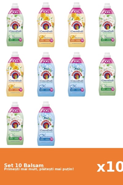 Chanteclair Set of 10 Chanteclair Balms: 4x White Musk, 3x Orange, 3x Lotus