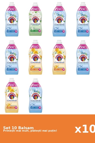 Chanteclair Set of 10 Chanteclair Balms: 6x Lotus, 1x White Musk, 3x Orange