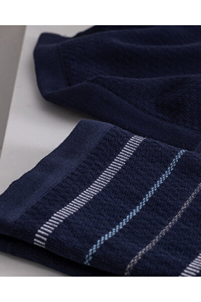 Madame Coco Martel 2-Pack 100% Cotton Hand Towels - Navy Blue - 30X45 cm