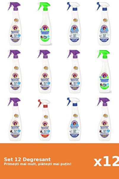 Chanteclair Set 12 Degresant Chanteclair: 5x Lavanda, 2x Lamaie, 3x Bicarbona...