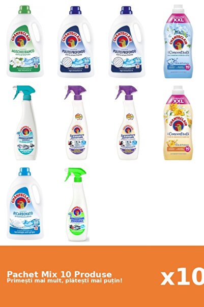 Chanteclair Set 10 Mix: 4 Det. (Bicar., Clas...), 2 Bals. (Lotus, Porto.), 4 ...