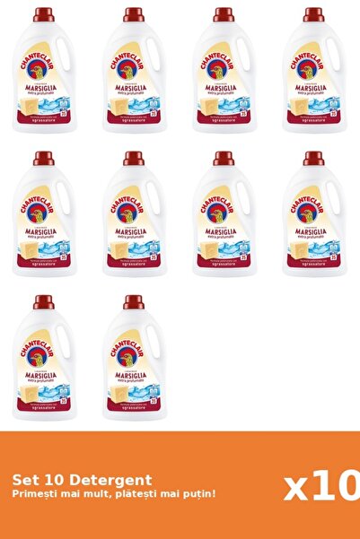 Chanteclair Set 10 Detergent Marsilia, 1575 ml