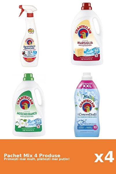 Chanteclair Set 4 Mix Chanteclair: 1 Degresant (Marsilia), 2 Detergent (Marsi...