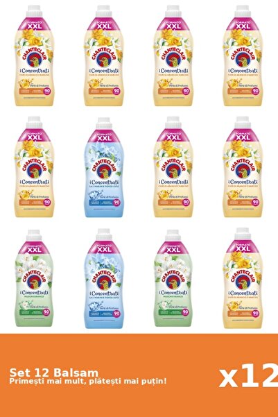 Chanteclair Set of 12 Balsam Chanteclair: 8x Orange, 2x Lotus, 2x White Musk