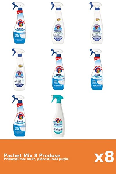 Chanteclair Set 8 Mix Chanteclair: 4 Anticalcar (Stralucire), 4 Degresant (An...