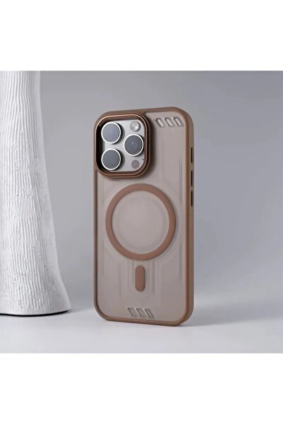 Zebana Apple - iPhone 15 Pro Max Vault Silikon Kılıf (Kablosuz Şarj Destekli)