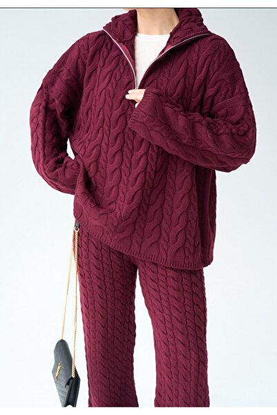 Serpirella Butik Hair Braid Casual Sweater