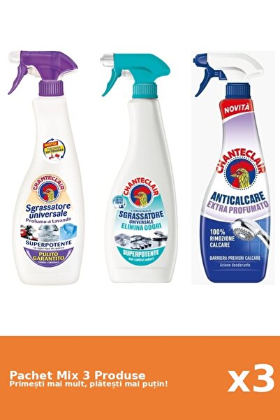Chanteclair Set 3 Chanteclair Mix: 2 Degreaser (Anti-Odor, White Musk), 1 Ant...