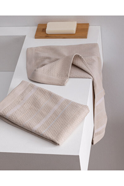 Madame Coco Martel 2-Pack 100% Cotton Hand Towels - Beige - 30X45 cm