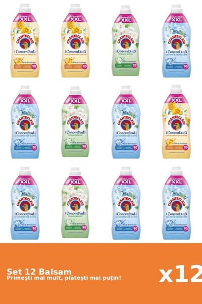 Chanteclair Set of 12 Chanteclair Balms: 3x Orange, 3x White Musk, 6x Lotus