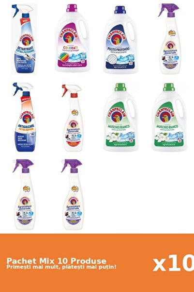 Chanteclair Set 10 Mix: 2 AntiC. (Power, Rapid), 4 Det. (Classic, Color...), ...