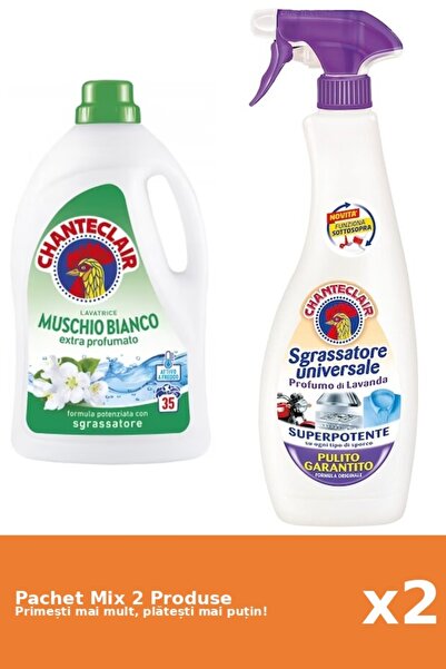 Chanteclair Set 2 Mix Chanteclair: 1 Detergent (Mosc Alb), 1 Degresant (Mosc ...