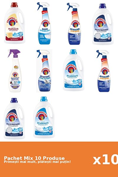 Chanteclair Set 10 Mix: 5 Det. (Bicar., Clasic, Marsi.), 4 AntiC. (Puter., Rapid, Stral.), 1 Degr. (Mosc .)