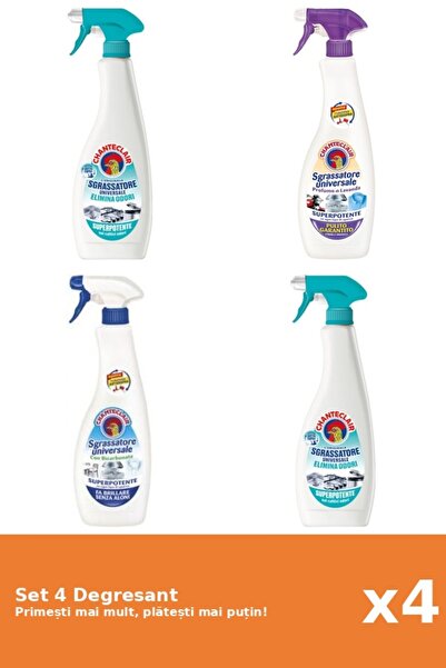 Chanteclair Set 4 Degresant Chanteclair: 2x AntiMiros, 1x Mosc Alb, 1x Bicarb...