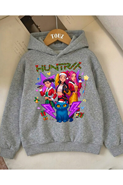 Touz Moda Christmas Young Kpop Demon Hunters 3-Thread Thick Sweet Hoodie