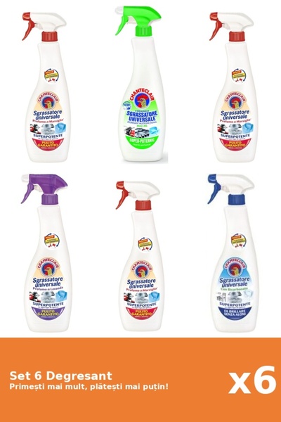 Chanteclair Set 6 Degresant Chanteclair: 3x Marsilia, 1x Lamaie, 1x Mosc Alb,...