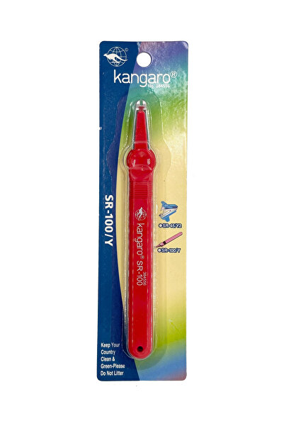 Kangaro Pens Tipi Zımba Teli Sökücü Kırmızı SR-100