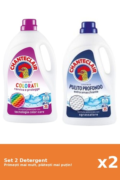 Chanteclair Set 2 Detergent Chanteclair: 1x Color, 1x Clasic