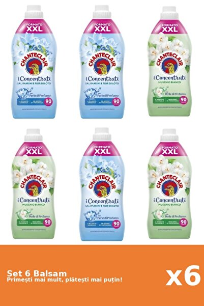 Chanteclair Set 6 Chanteclair Balm: 3x Lotus, 3x White Musk