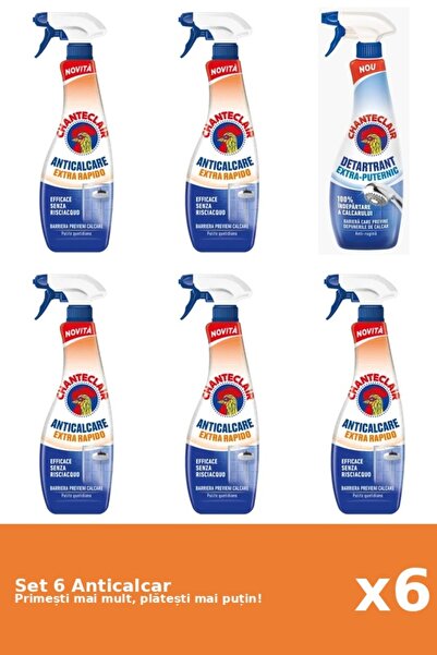 Chanteclair Set of 6 Chanteclair Anti-limescale: 5x Rapid, 1x Strong