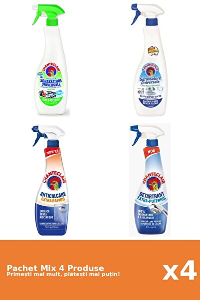 Chanteclair Set 4 Mix Chanteclair: 2 Degresant (Bicarbonat, Lamaie), 2 Antica...