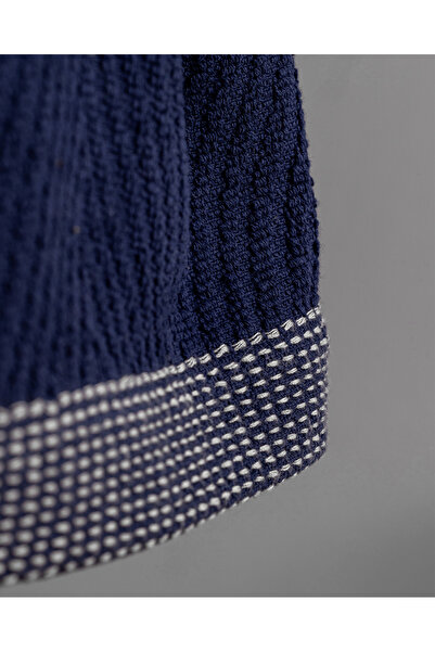 Madame Coco Bonte 2-Pack 100% Cotton Hand Towels - Navy Blue - 30X45 cm